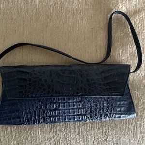 Alligator shoulder bag